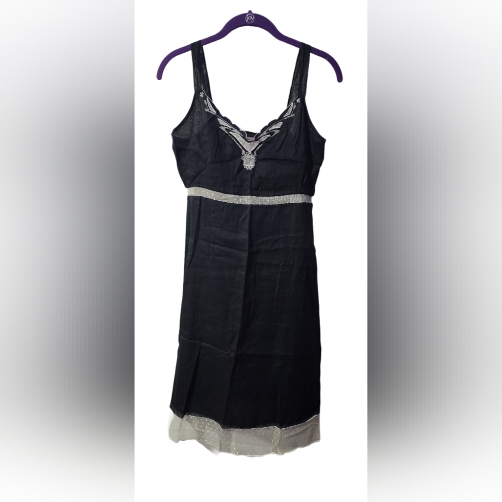 Free People dress knee length midi polkadot sheer​